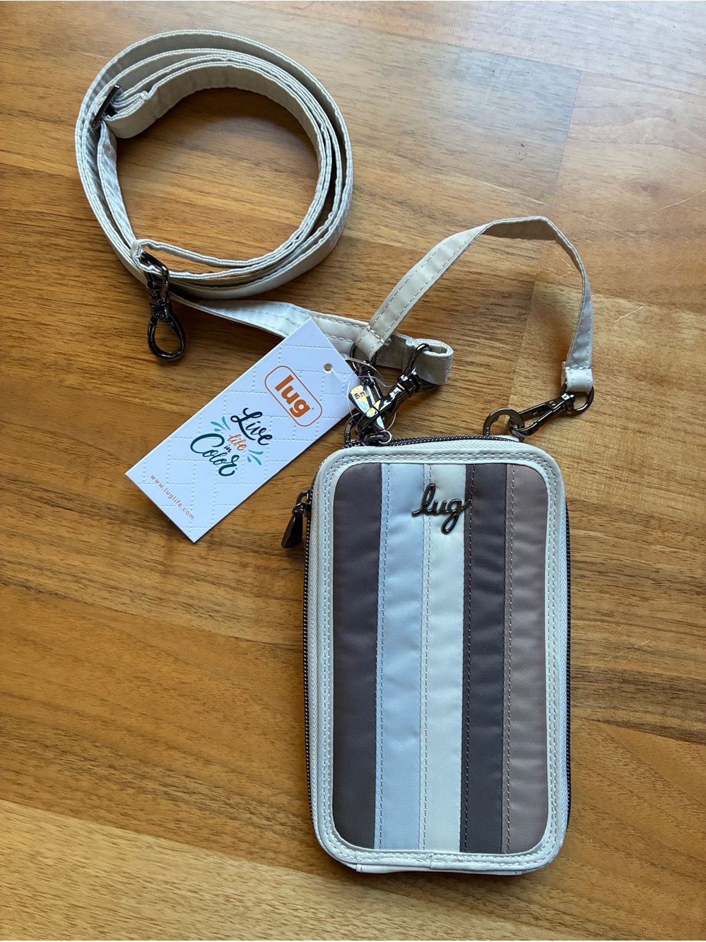 NWT Lug Pike Crossbody bag in Earth Tones